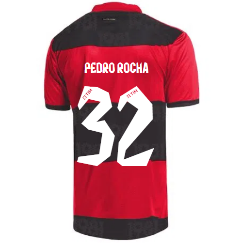 2021/22 Flamengo Home Kit Soccer Jersey PEDRO ROCHA #32